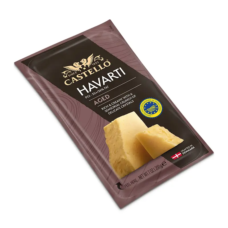 Castello Aged Havarti 36% Hårdost 10 x 200 g från Castello | #56235 | Ost