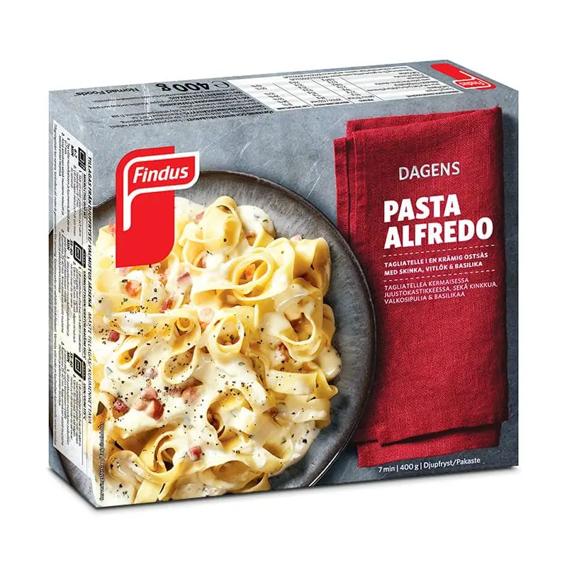Pasta Alfredo 8 x 400 g från Findus | #96008689 | Färdiglagade måltider