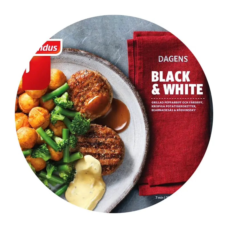 Black & White 8 x 380 g från Findus | #96008431 | Färdiglagade måltider