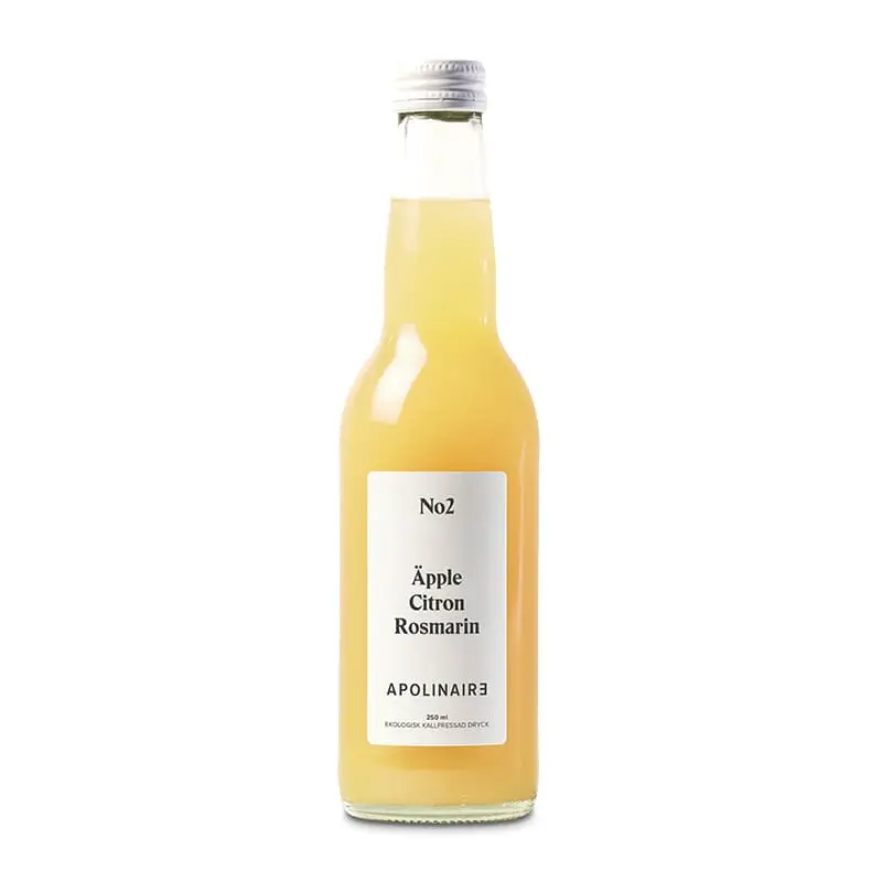 No2 Äpple, Citron & Rosmarin 12 x 25 cl från Apolinaire | #1002-01 | Juice