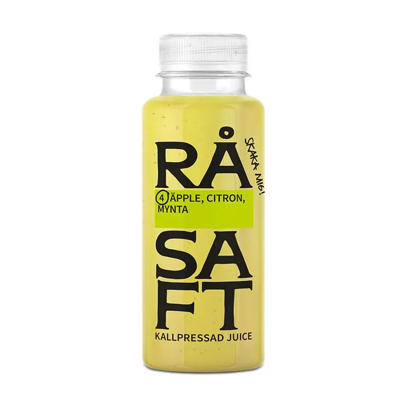 Juice Äpple, Citron & Mynta 6 x 250 ml från Råsaft | #7012 | Juice