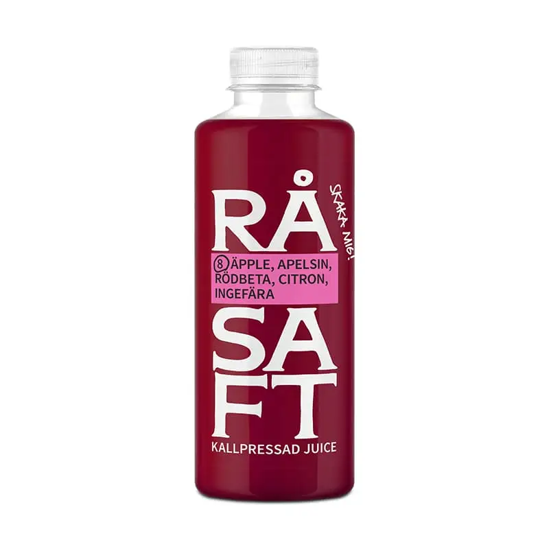 Juice Rödbeta, Äpple, Citron, Apelsin & Ingefära 6 x 700 ml från Råsaft | #7510 | Juice