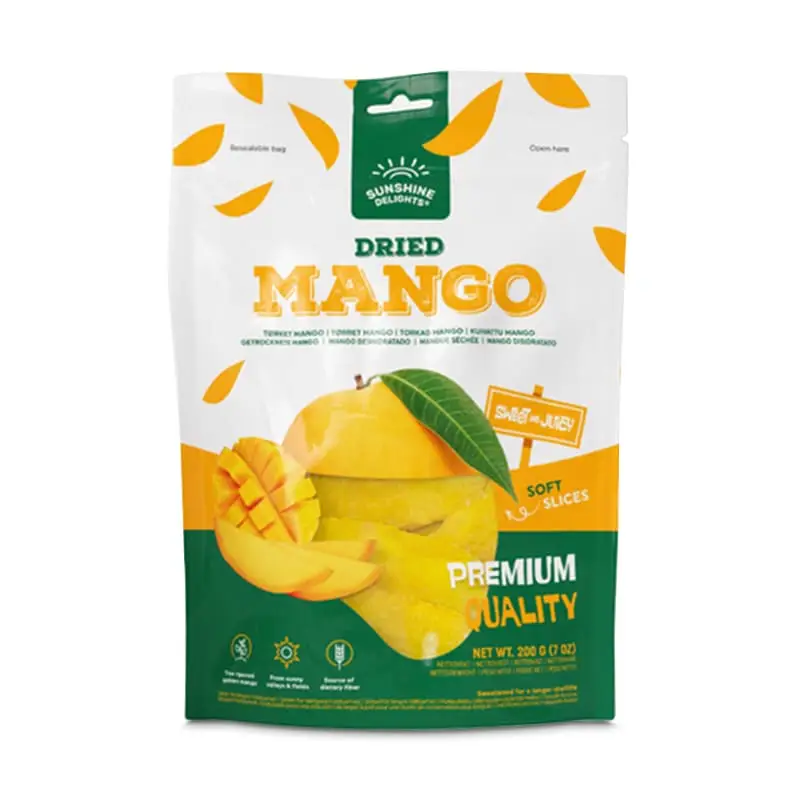 Dried Mango 23 x 200 g från Sunshine Delights | #168 | Torkad frukt
