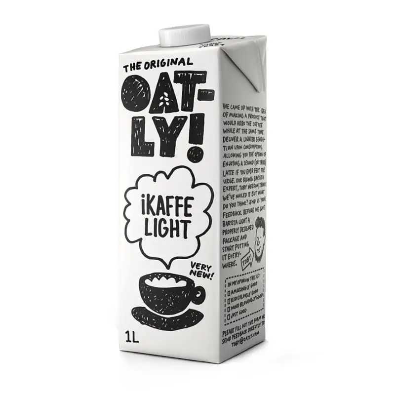 Havredryck iKaffe Light 6 x 1 l från Oatly | #62199 | Växtbaserad mjölkdryck