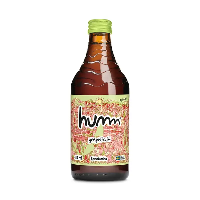 Kombucha Grapefruit 6 x 41.4 cl från Humm | #1017-L6 | Kombucha