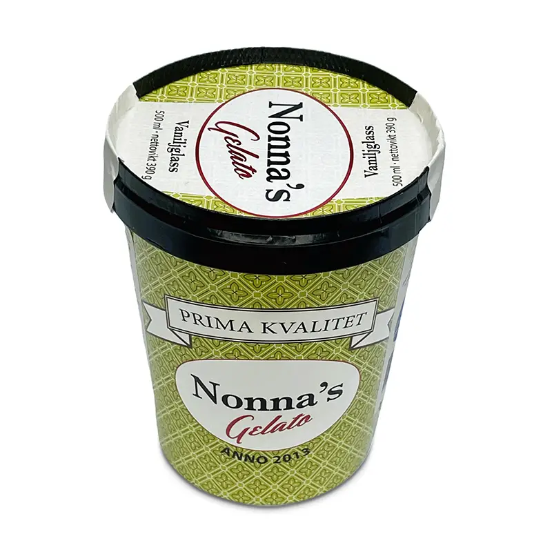 Vaniljglass 6 x 500 ml från Nonnas Gelato | #300919 | Kulglass