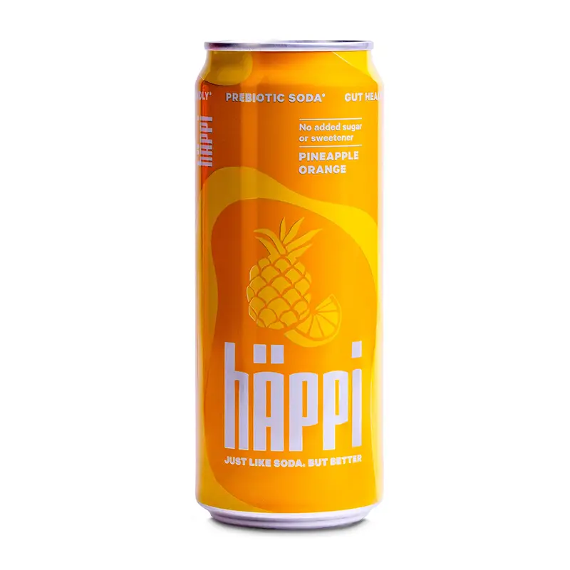 Prebiotisk Läsk Ananas Apelsin 24 x 33 cl från hÄppi | #115 | Läsk & Soda