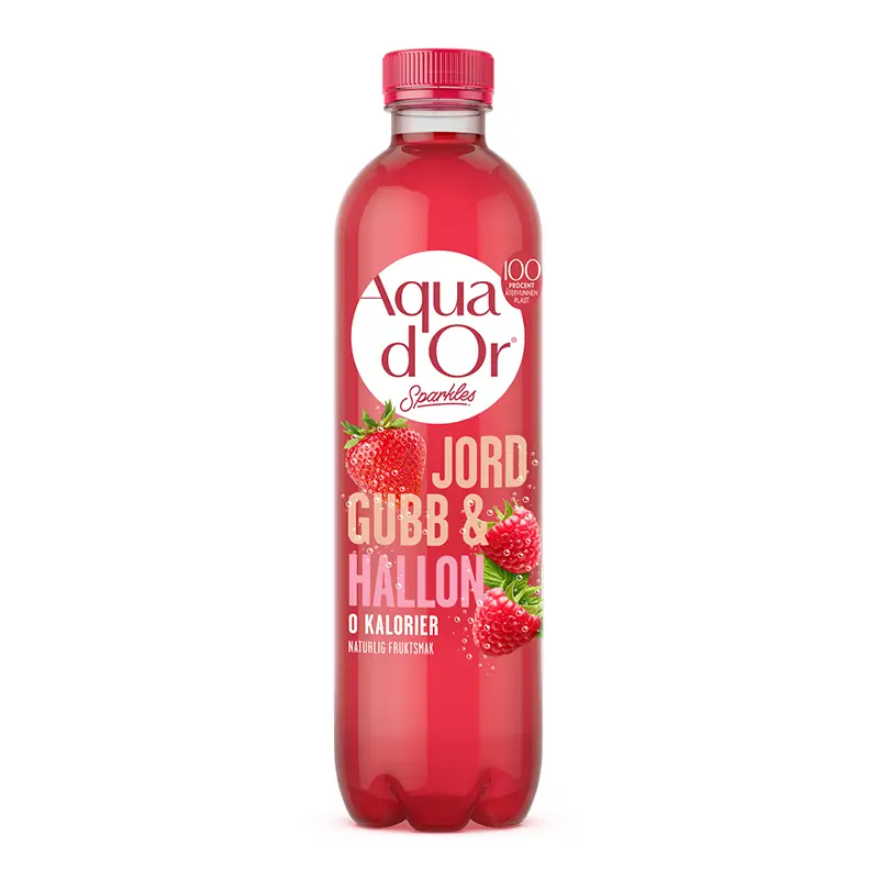 Sparkles Jordgubb & Hallon 12 x 50 cl från Aqua d'Or | #73170533 | Läsk & Soda