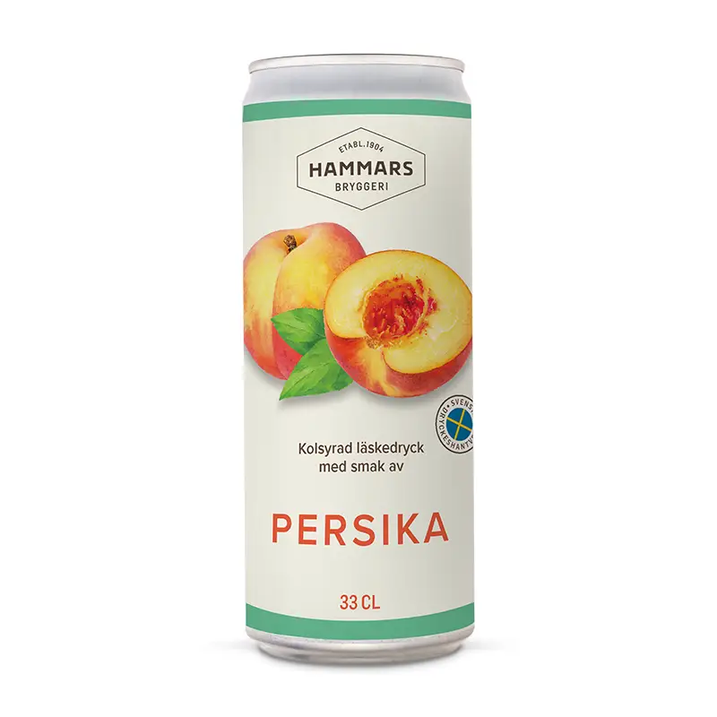 Persika 24 x 33 cl från Hammars Bryggeri | #104017 | Läsk & Soda