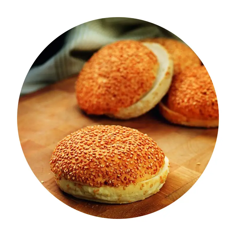 Hamburgerbröd Glutenfritt 27 x 80 g från Findus | #96013057 | Hamburgerbröd