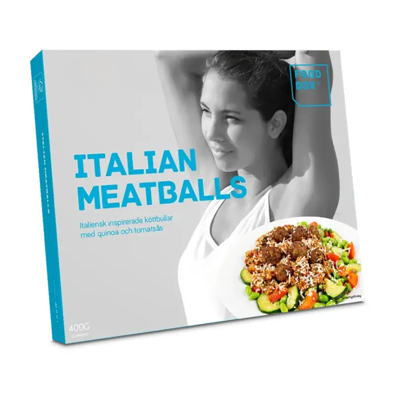 Italian meatballs 6 x 400 g från Foodbox | #4498 | Färdiglagade måltider