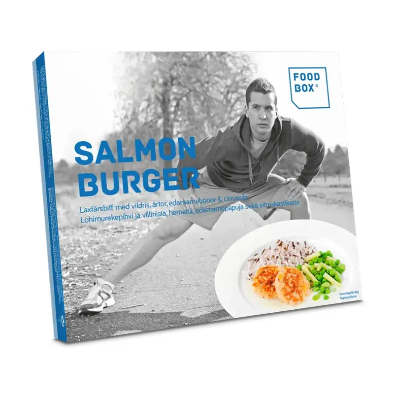 Salmon Burger 6 x 400 g från Foodbox | #2270 | Färdiglagade måltider