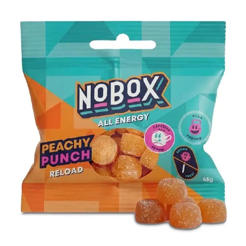 Peachy Punch Låda 20 x 45 g från NoBox | #67 | Godis
