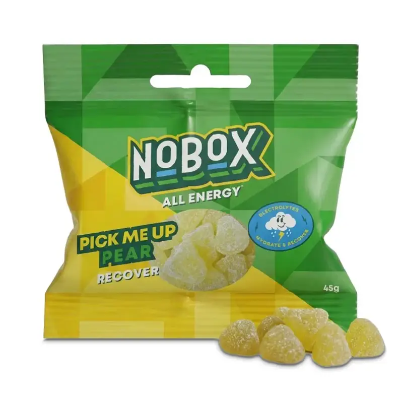 Pick Me Up Pear Låda 20 x 45 g från NoBox | #68 | Godis