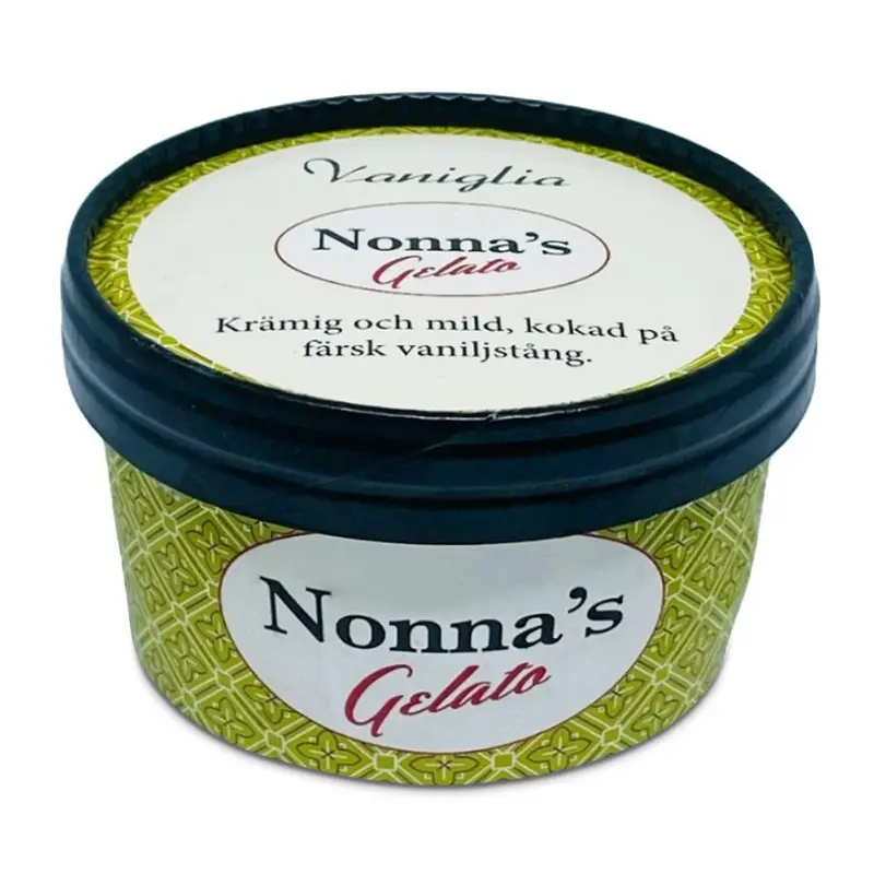 Vanilj Glass Portionsbägare 16 x 150 ml från Nonnas Gelato | #300322 | Pinnglass