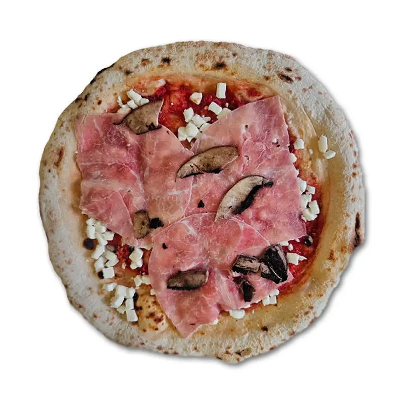 Pizza Prosciutto Portabello 10 x 430 g från Dough & Beyond | #360119 | Pizza
