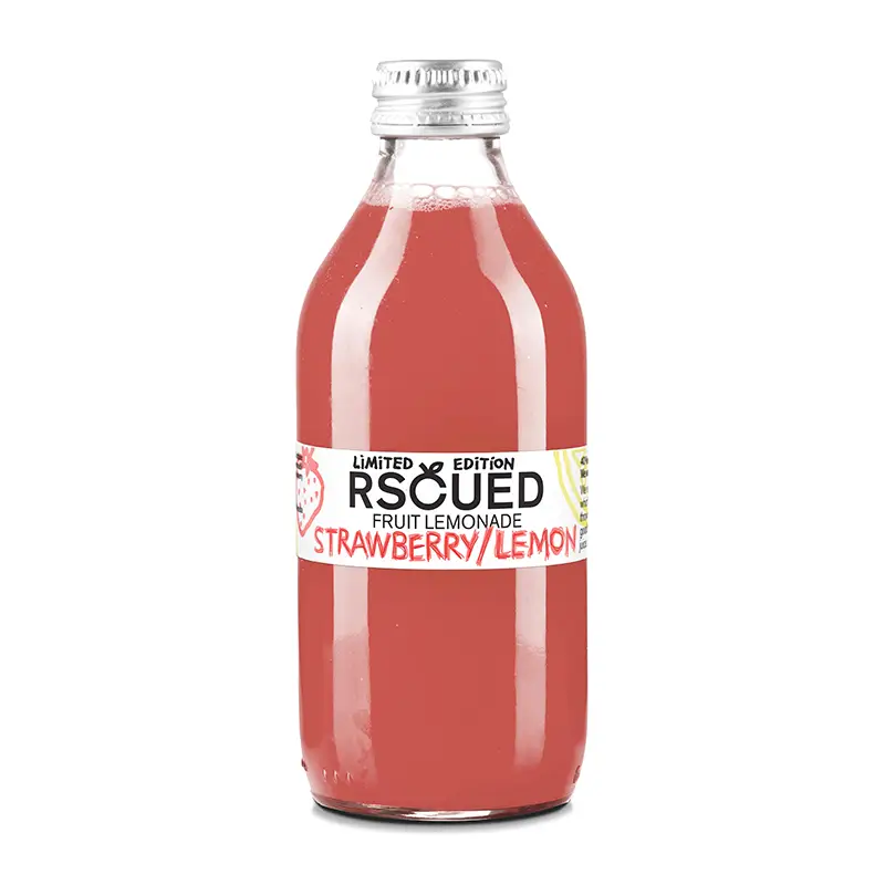 Strawberry/Lemon Lemonad 20 x 27 cl från Rscued | #0027 | Lemonad