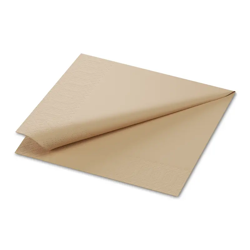 Servett Tissue 33x33cm Brun 4 x 250 st från Duni | #210411 | Servetter
