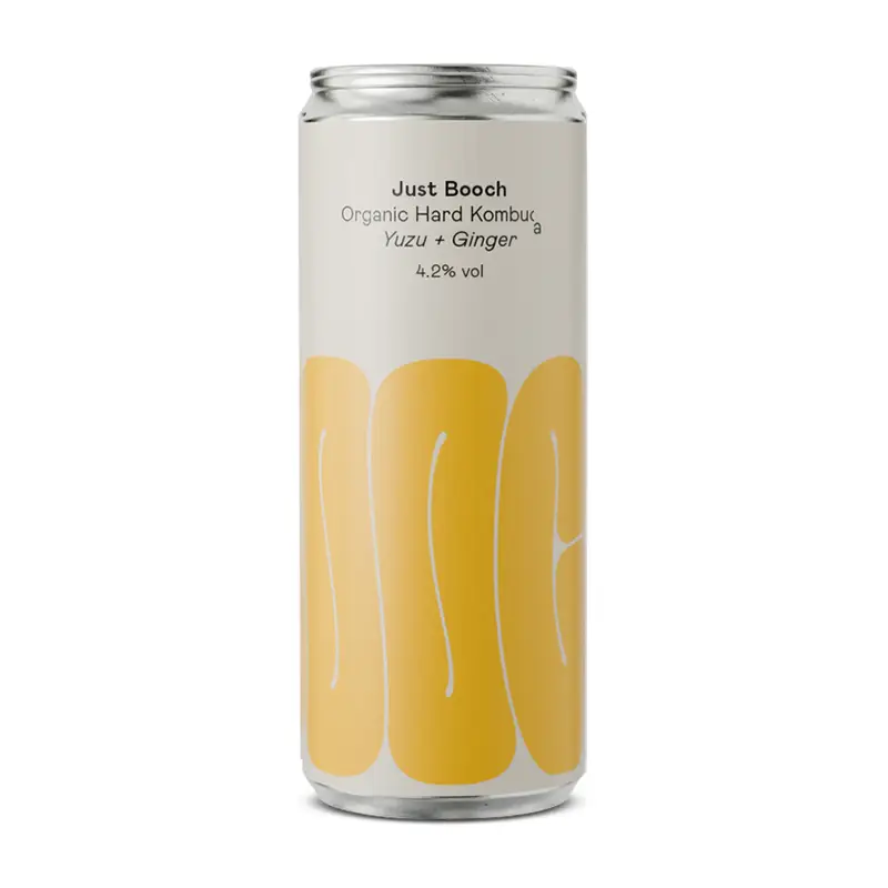 Hard Kombucha Yuzu & Ginger 4.2% 24 x 33 cl från Just Booch | #JBYG04233C1 | Drink & Mocktail