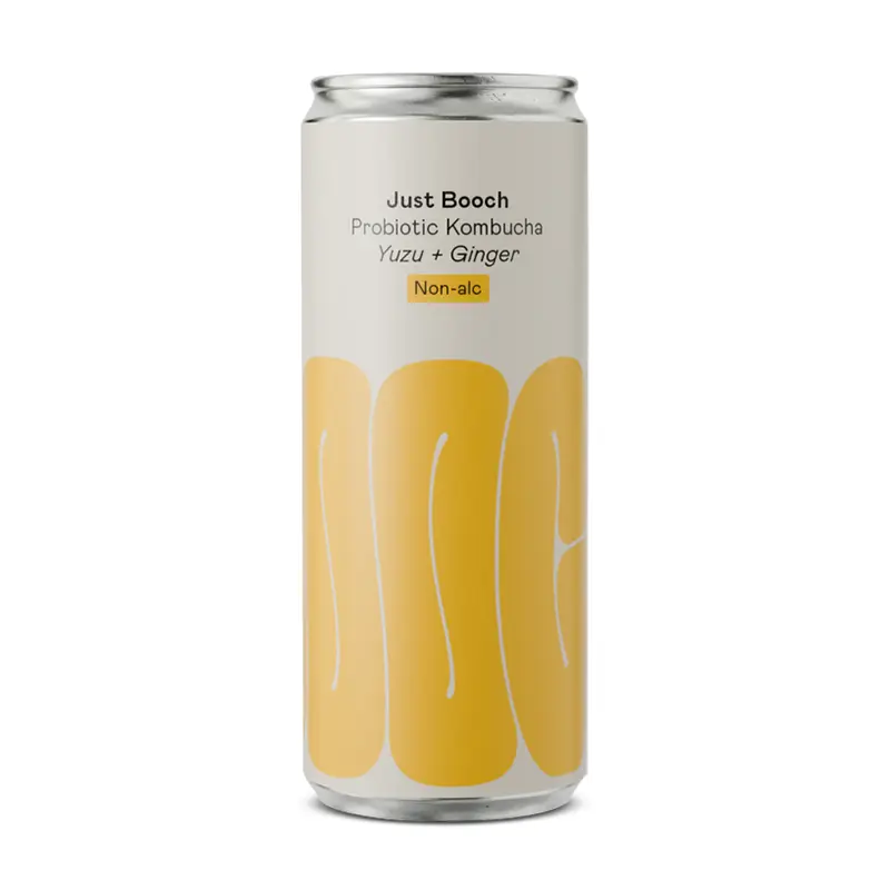 Kombucha Yuzu & Ginger 0% 24 x 25 cl från Just Booch | #JBYG00033C1 | Kombucha