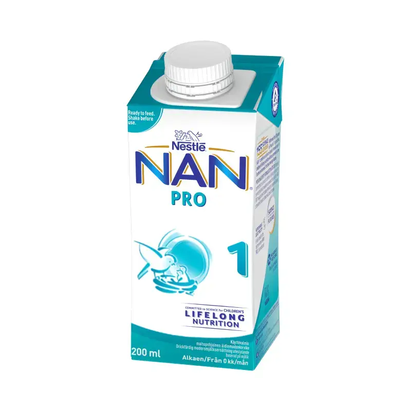 Nan Pro 1 Drickfärdig 12 x 200 ml från Nestlé | #12575813 | Barnmat
