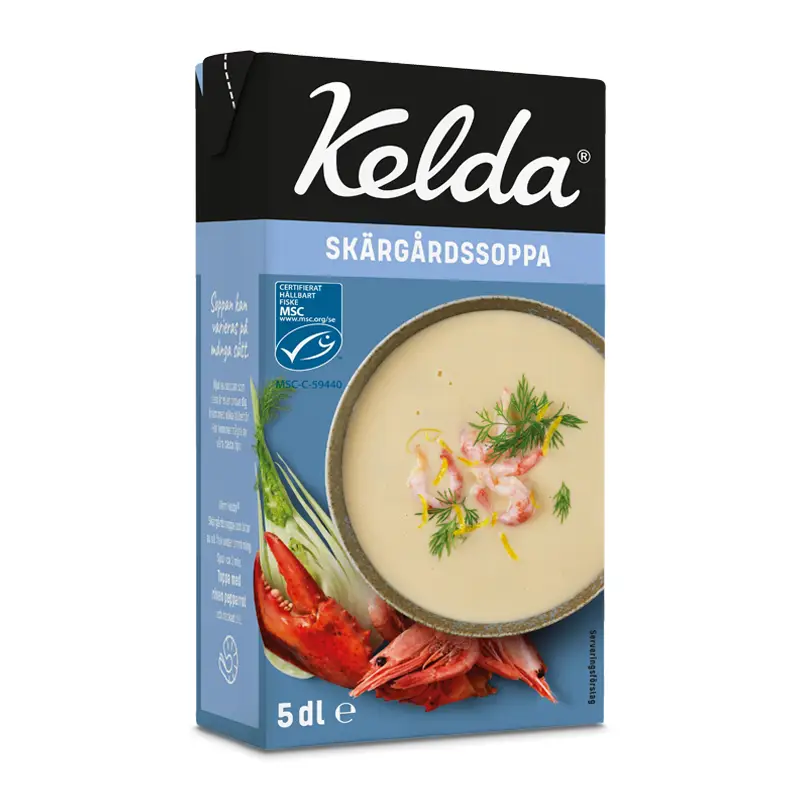 Skärgårdssoppa 10 x 5 dl från Kelda | #590166 | Färdiglagade måltider
