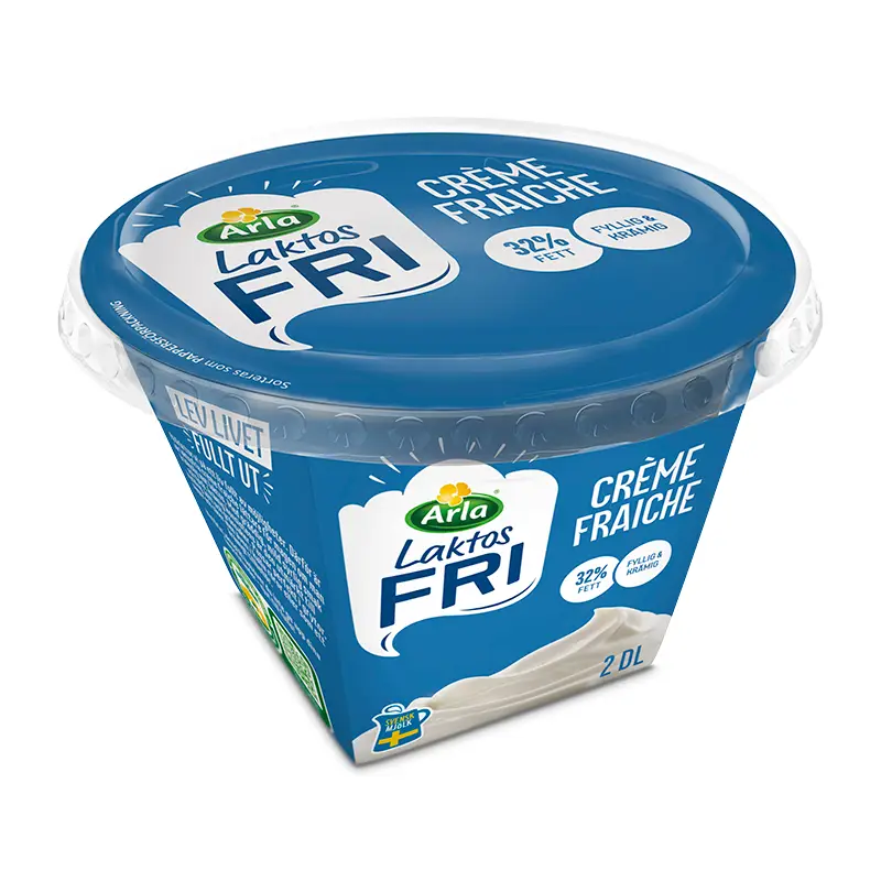 Laktosfri Créme Fraiche 32% 8 x 2 dl från Arla | #590306 | Crème Fraiche
