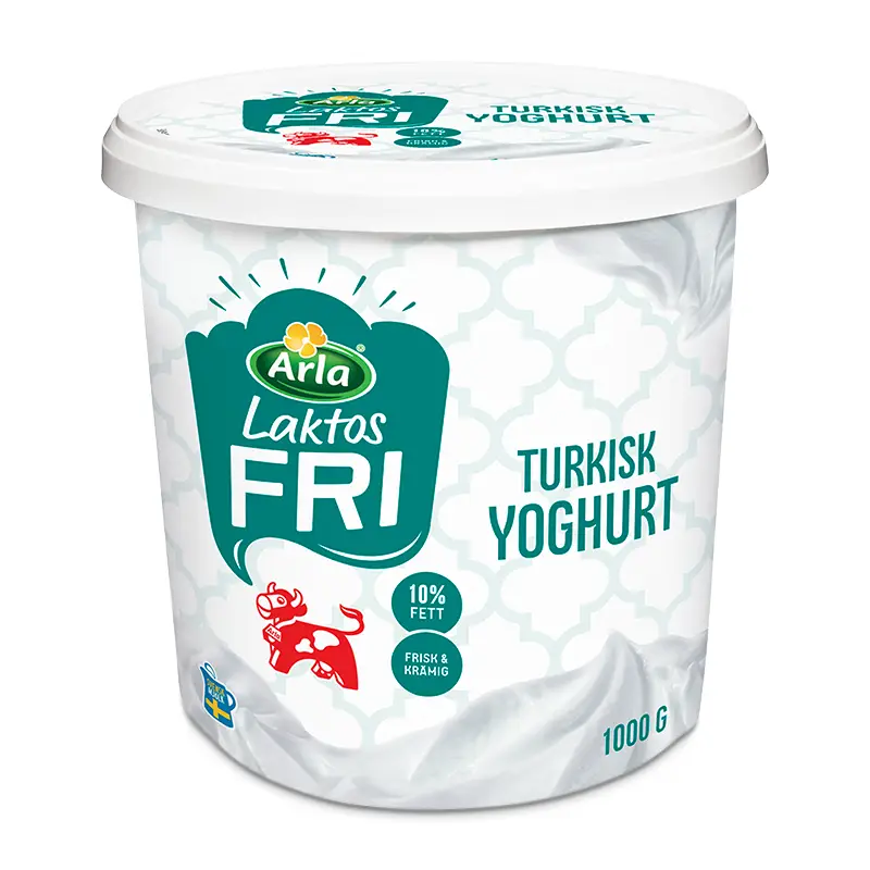 Laktosfri Turkisk Yoghurt 10% 6 x 1 kg från Arla | #591366 | Yoghurt