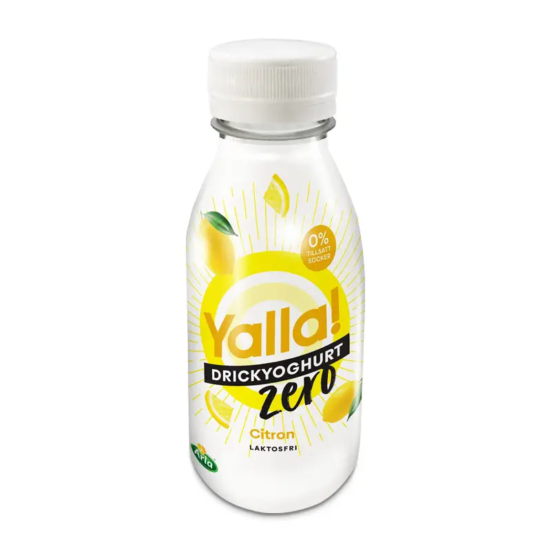 Drickyoghurt Zero Citron 0,5% 6 x 350 ml från Yalla | #594095 | Yoghurt