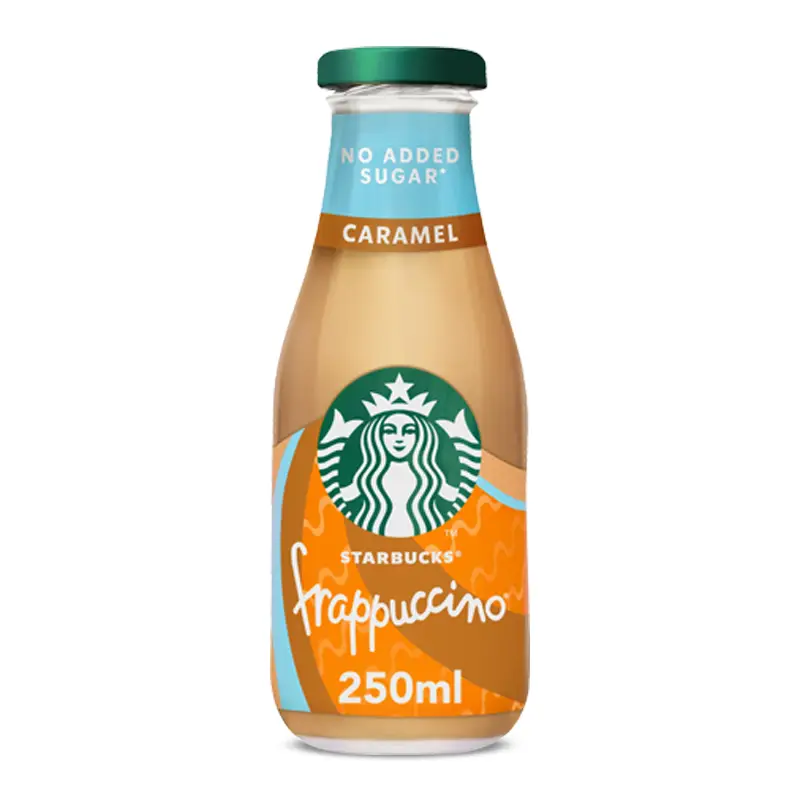 Frappuccino Caramel No Added Sugar 8 x 250 ml från Starbucks | #595106 | Iskaffe