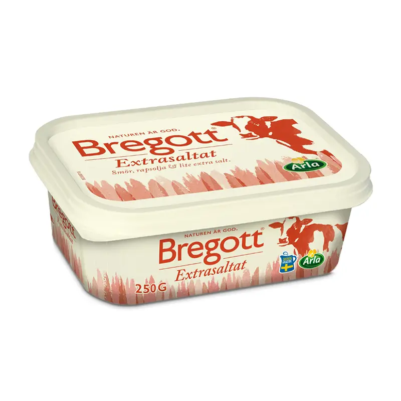 Extrasaltat Smör & Raps 24 x 250 g från Bregott | #595740 | Smör