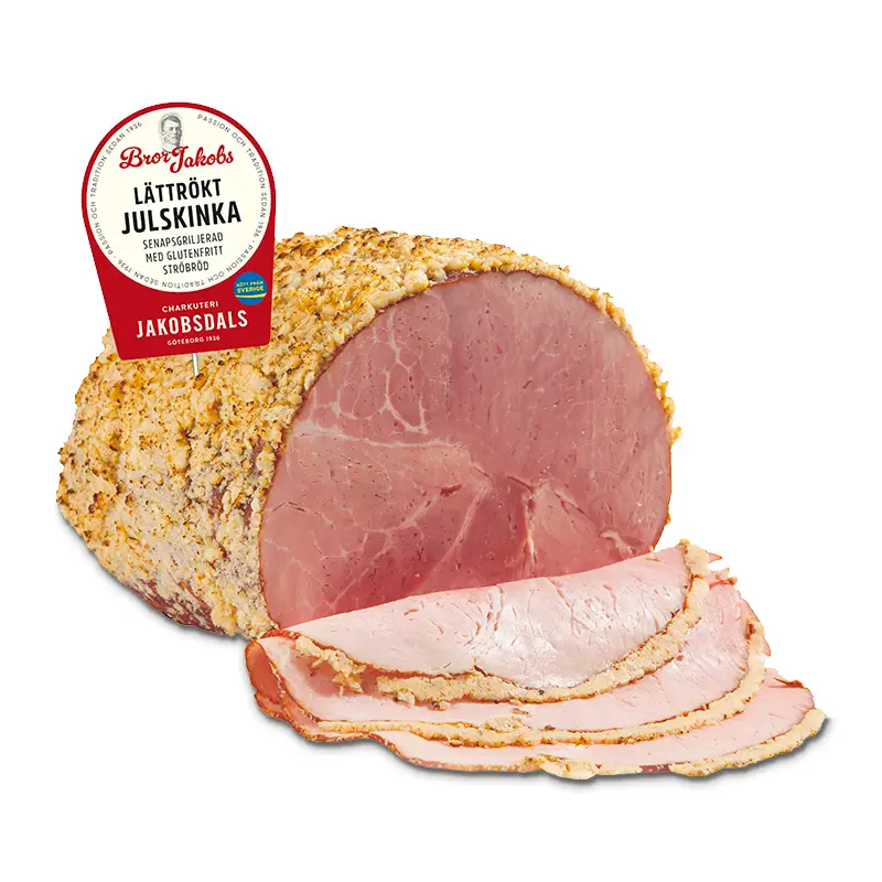 Lättrökt & Senapsgriljerad Julskinka Bror Jakobs 2 x 3 kg från Jakobsdals | #597 | Julskinka