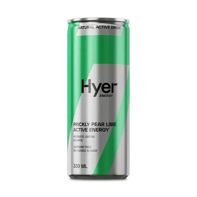Prickley Pear Lime 24 x 33 cl från Hyer Energy | #6001 | Funktionsdryck