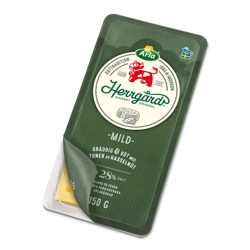 Herrgård® 28% Skivad Ost 10 x 150 g från Arla Ko | #60034 | Ost