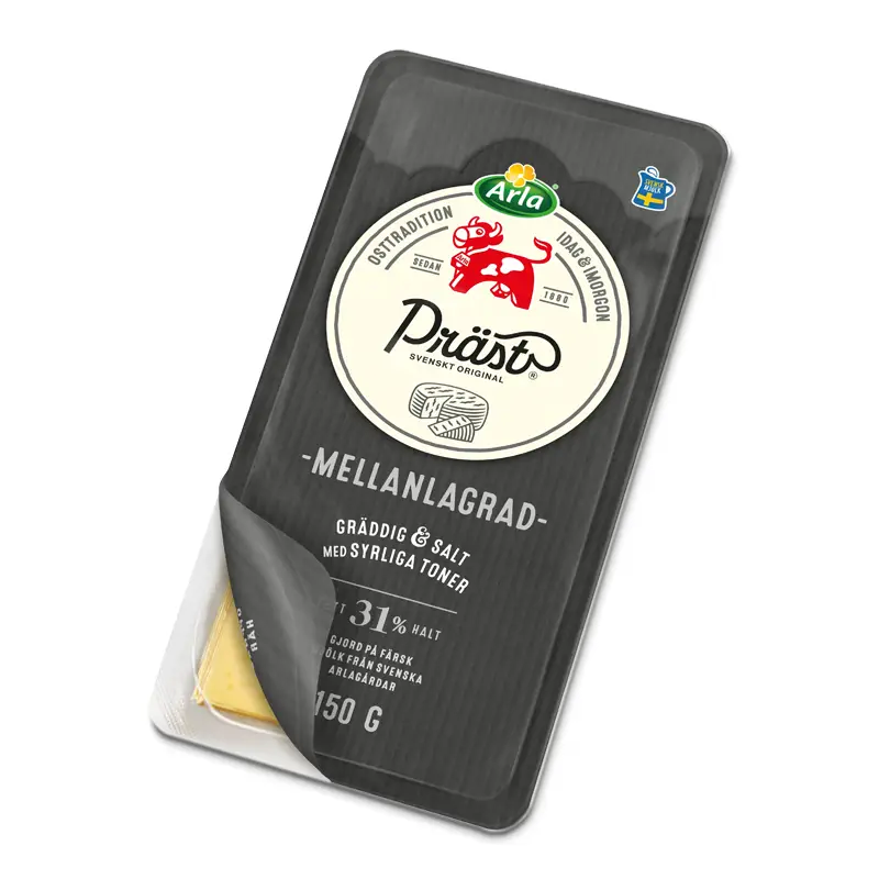 Präst® 31% Skivad 10 x 150 g från Arla Ko | #60035 | Ost