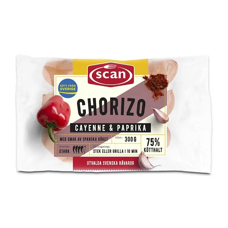 Chorizo 8 x 300 g från Scan | #602956 | Korv