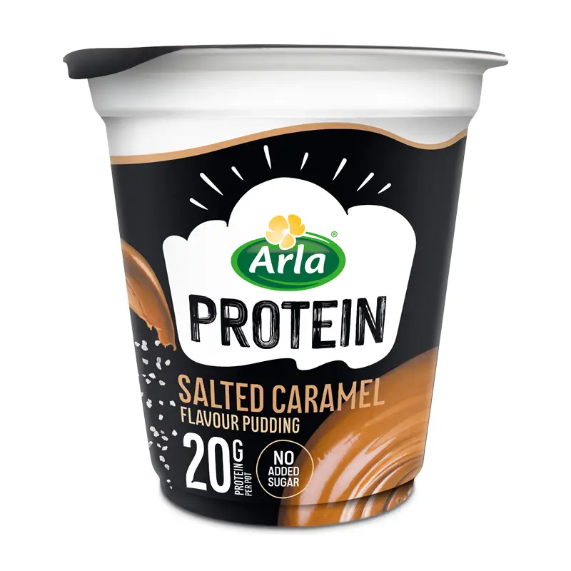 Arla Protein Salt Karamell pudding 1,5%  6 x 200g 6 x 200 g från Arla | #608420 | Pudding