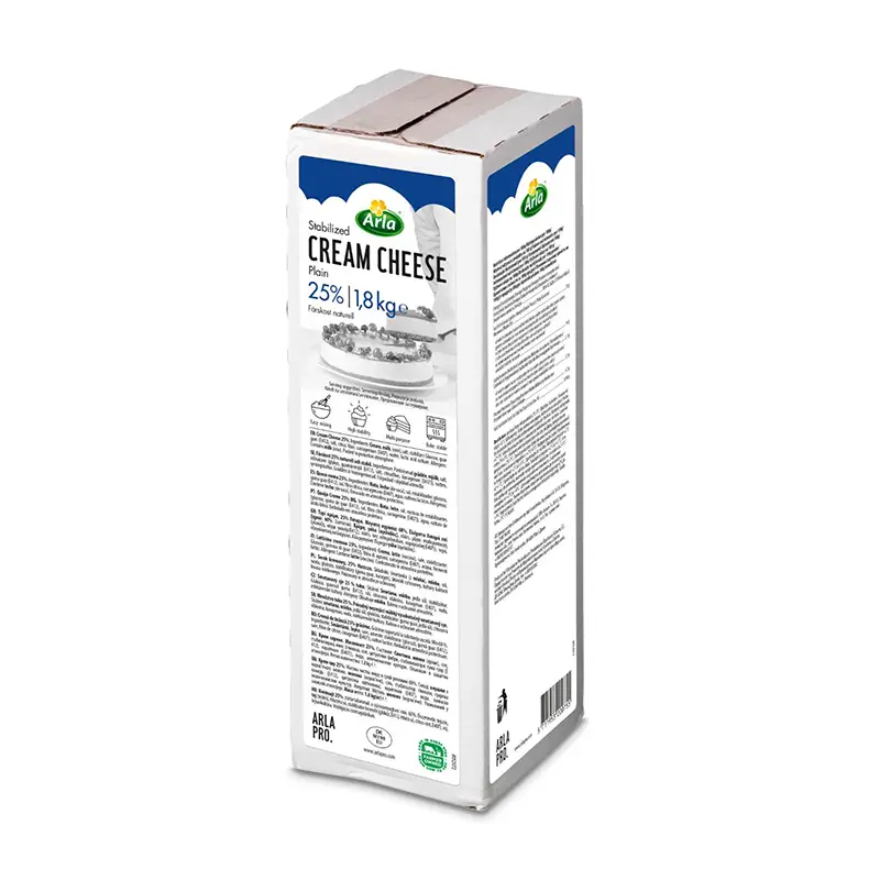 Färskost Naturell Stabil 25% 3 x 1.8 kg från Arla | #608521 | Ost