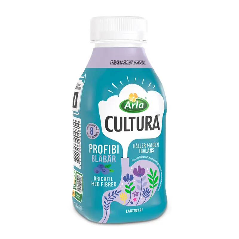 Profibi Drickfil Blåbär 1,4% 6 x 33 cl från Arla Cultura | #608619 | Filmjölk