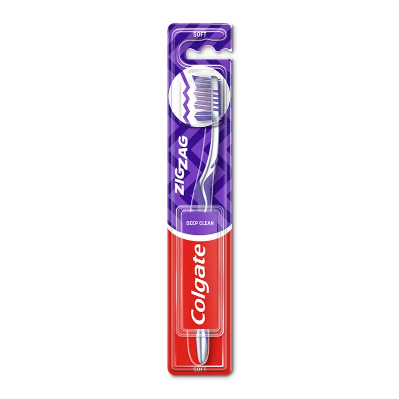Tandborste Zig-Zag Soft 12 x 1 st från Colgate | #61056621 | Munvård