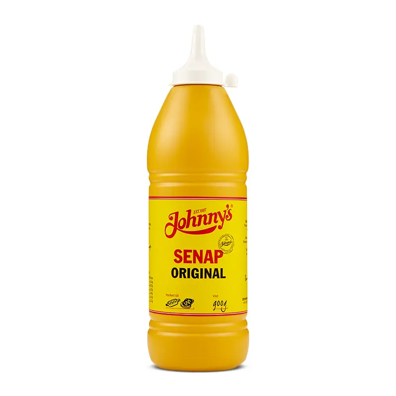 Senap Original Pipflaska 6 x 900 g från Johnny's | #560310 | Senap