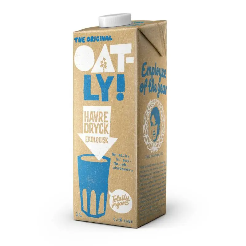 Havredryck Kolonial 6x1l från Oatly | #61610 | Växtbaserad mjölkdryck