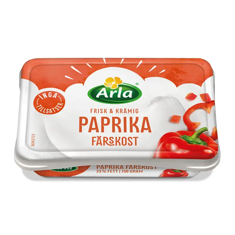 Färskost Paprika 22% 12 x 150 g från Arla | #61625 | Ost