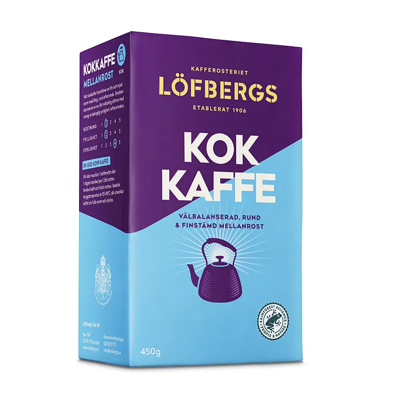 Mellanrost Kokkaffe 12 x 450 g från Löfbergs | #10350 | Kaffe