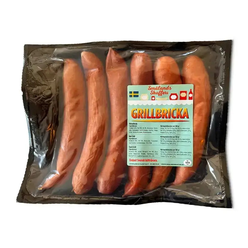 Grillbricka 12 x 600 g från Smålands Skafferi | #6200 | Korv
