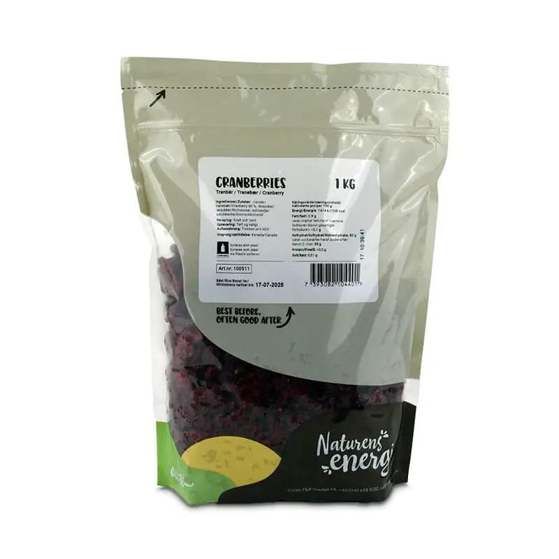 Tranbär 1 kg från Naturens Energi | #100511 | Torkad frukt