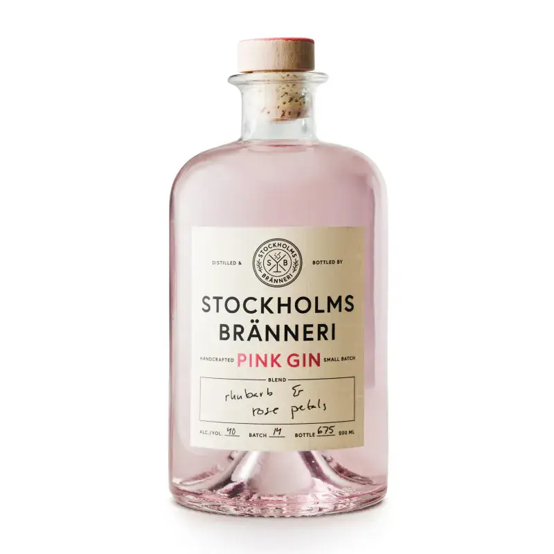 Pink Gin 50 cl från Stockholms Bränneri | #PINK | Sprit