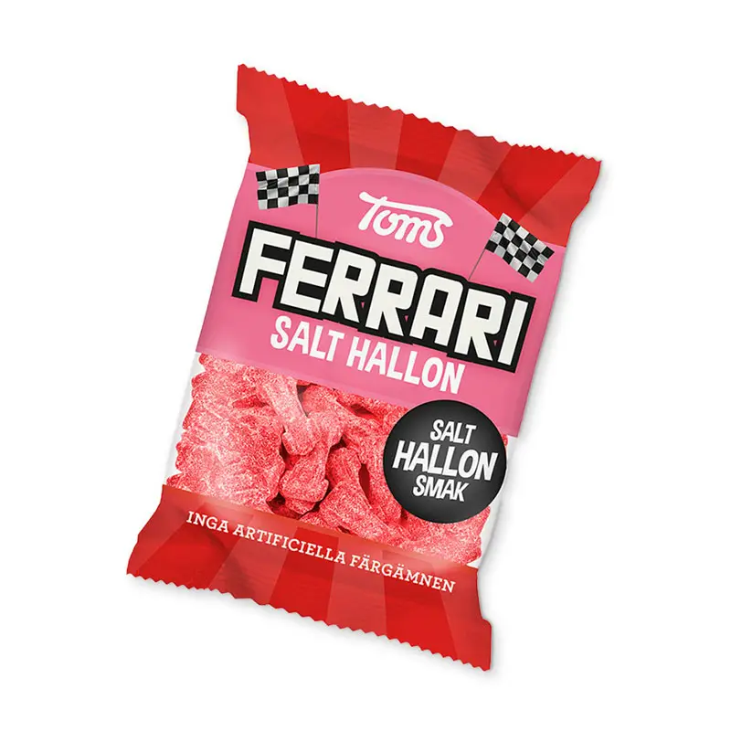 Ferrari Salt Hallon 30 x 120 g från Toms | #630800 | Godis