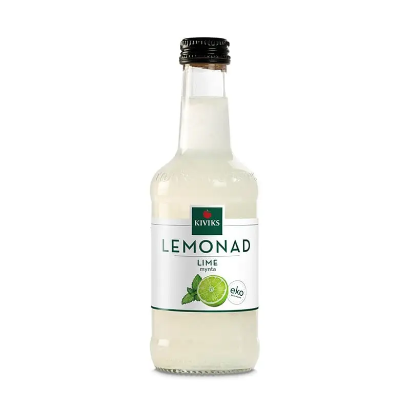 Lemonad Lime Mynta 12 x 27.5 cl från Kiviks Musteri | #63250 | Lemonad