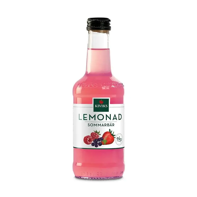 Lemonad Sommarbär 12 x 27.5 cl från Kiviks Musteri | #63434 | Lemonad